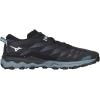 imageMizuno Womens Wave Rider 16 Running ShoeBlk Oblue Sweather