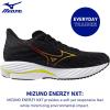 imageMizuno Womens Wave Rider 28 Running ShoeBlackevening Primrose