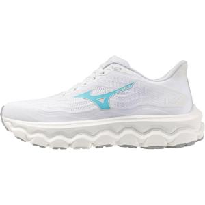 imageMizuno Womens Wave Horizon 8 Running ShoeWhitetanager Turquoise
