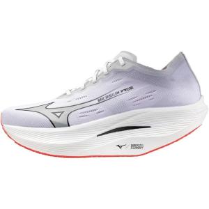 imageMizuno Womens Wave Rebellion Pro 2 Running ShoeWhiteHarbor Mist