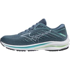 imageMizuno Womens Wave Rider 16 Running ShoeBlue turquoise