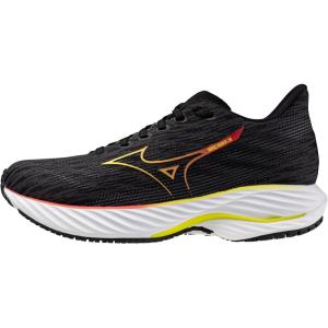 imageMizuno Womens Wave Rider 28 Running ShoeBlackevening Primrose