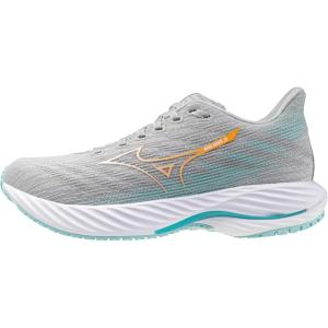 imageMizuno Womens Wave Rider 28 Running ShoeHarbor Mistwhite