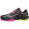 imageMizuno Womens Wave Exceed Light 2 Ac Tennis ShoePinkglo Neolime Ebony
