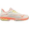 imageMizuno Womens Wave Exceed Light 2 Ac Tennis ShoeSnow Whitefusion Coral