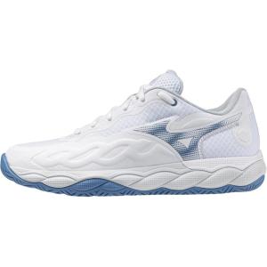 imageMizuno Womens Wave Enforce Court Ac Tennis ShoeWhiteParisian Blue