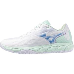 imageMizuno Womens Wave Enforce Court Ac Tennis ShoeWhitefrontier Blue