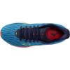 imageMizuno Mens Wave Rider 28 Running ShoeBlue Pacegreen Gecko