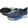 imageMizuno Mens Wave Rider 28 Running ShoeVintage Indigoneo Mint