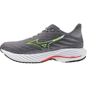 imageMizuno Mens Wave Rider 28 Running ShoeTradewindsgreen Gecko