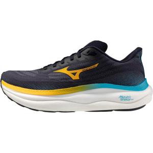 imageMizuno Mens Wave Sky 9 Running ShoeBaritone Bluecitrus
