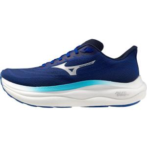 imageMizuno Mens Wave Sky 9 Running ShoeDeep Abysssilver