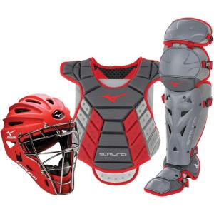 imageMizuno Mizuno Womens Samurai Boxed Catchers Gear SetGreyRed