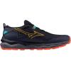 imageMizuno Mens Wave Daichi 9 Running ShoeBaritone Bluecitrus