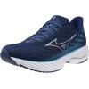 imageMizuno Mens Wave Rider 28 Running ShoeEstate Bluewhite