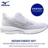 imageMizuno Mens Wave Rider 28 Running ShoeWhiteultimate Grey