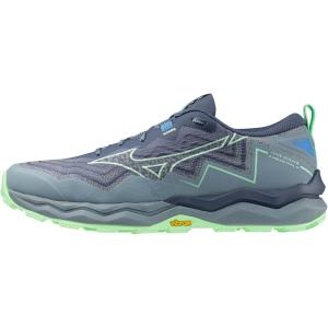 imageMizuno Mens Wave Daichi 9 Running ShoeVintage Indigoneo Mint