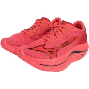 imageMizuno Mens Wave Rebellion Flash 2 Running ShoeRedBlack