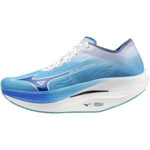 imageMizuno Mens Wave Rebellion Pro 2 Running ShoeBlue Blue White