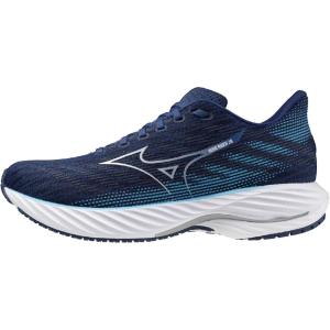 imageMizuno Mens Wave Rider 28 Running ShoeEstate Bluewhite