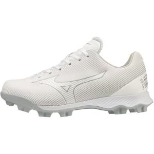 imageMizuno Girls Wave Finch Lightrevo Jr Molded Softball ShoeWhite