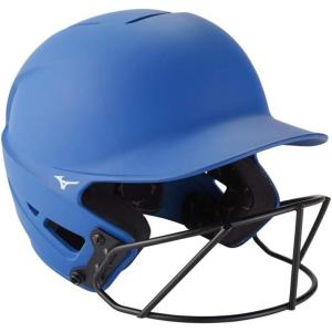 imageMizuno Adult F6 Fastpitch Softball Batting Helmet with MaskRoyal