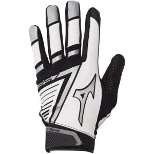 imageMizuno F257 Womens Softball Batting GloveWhiteBlack