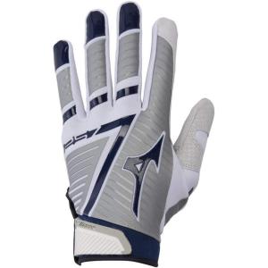 imageMizuno F257 Womens Softball Batting GloveWhiteNavy