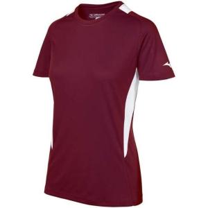 imageMizuno Fastpitch Softball Crew Neck JerseyCardinalwhite