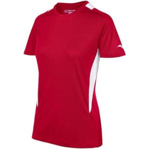 imageMizuno Fastpitch Softball Crew Neck JerseyRedwhite