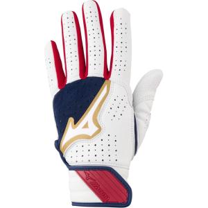 imageMizuno Pro Select Fastpitch Womens Softball Batting GloveNavyRed