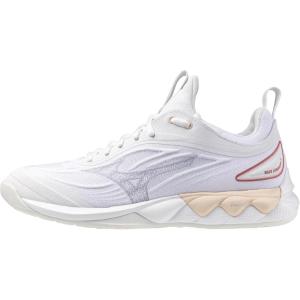 imageMizuno Womens Wave Luminous Volleyball ShoeWhitePink