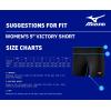 imageMizuno Womens Victory 5quot Inseam Volleyball ShortsRed