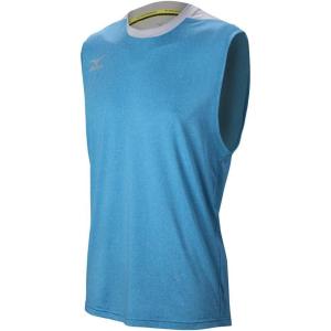 imageMizuno Mens Cutoff Volleyball JerseyHeathered Dude BlueSilver
