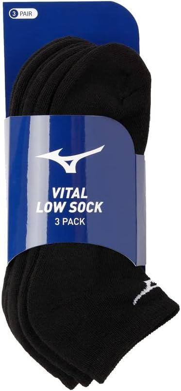 imageMizuno Vital Low Sock 3PackBlack