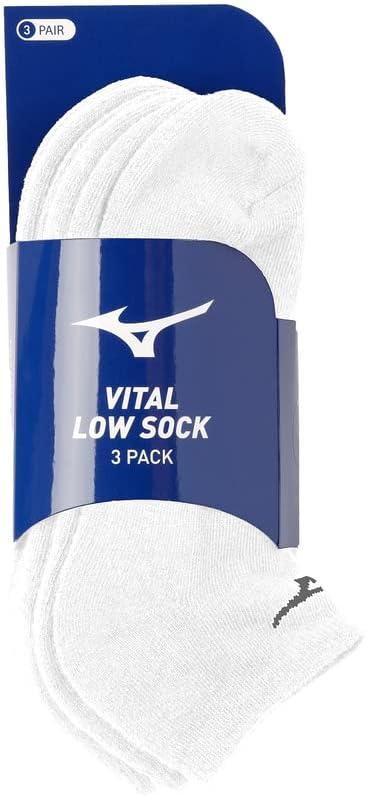 imageMizuno Vital Low Sock 3PackWhite