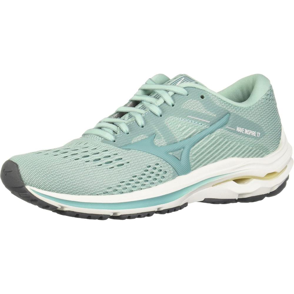 imageMizuno Womens Wave Inspire 17 Running ShoeEggshell Blueturquoise