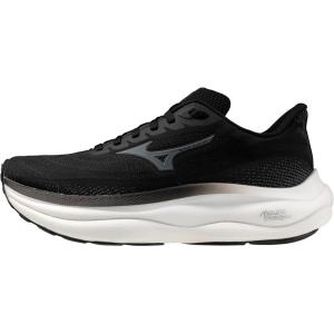 imageMizuno Womens Wave Sky 9 Running ShoeBlackmetallic Grey