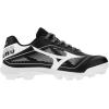 imageMizuno Girls Cushionrevo Finch Jr TPU Spike Softball CleatBlackWhite
