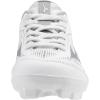imageMizuno Girls Cushionrevo Finch Jr TPU Spike Softball CleatWhitesilver