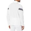 imageMizuno Long Sleeve Hitting Jacket  Wind Resistant  Stretch Woven Fabric  Front 14 Zip  Side 14 ZipWhiteShade