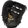 imageMizuno Prospect PowerClose Youth Baseball Glove Series I VFlex Notch I Parashock Palm Pad I Buttersoft LinerBlackFirst Base Mitt