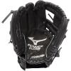 imageMizuno Prospect PowerClose Youth Baseball Glove Series I VFlex Notch I Parashock Palm Pad I Buttersoft LinerBlackRedDeep 3 Web