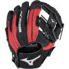 imageMizuno Prospect PowerClose Youth Baseball Glove Series I VFlex Notch I Parashock Palm Pad I Buttersoft LinerBlackRedDeep 3 Web