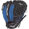 imageMizuno Prospect PowerClose Youth Baseball Glove Series I VFlex Notch I Parashock Palm Pad I Buttersoft LinerBlackRoyalTartan Flex Web