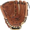 imageMizuno Prospect PowerClose Youth Baseball Glove Series I VFlex Notch I Parashock Palm Pad I Buttersoft LinerBrownTartan Flex Web