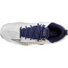 imageMizuno UnisexAdult Wave Momentum 3 Mid Unisex Volleyball ShoeMulticoloured White Blue Ribbon Mpgold