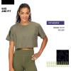 imageMizuno Womens Exercise Kata Crop TopGrape Leaf