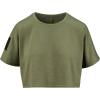 imageMizuno Womens Exercise Kata Crop TopGrape Leaf