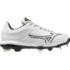 imageMizuno Womens Pro Fp Low Womens Metal Fastpitch CleatWhiteBlack